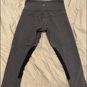 Lululemon leggings, size 4, pace rival crop 22”